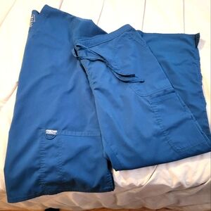 Cherokee Scrub set in Caribbean blue XL